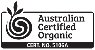 Australian Certified Organic cert. number 5106A