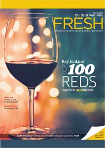 Ray Jordan Top 100 wines 2016
